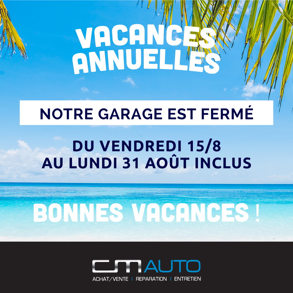 Vacances annuelles 2025